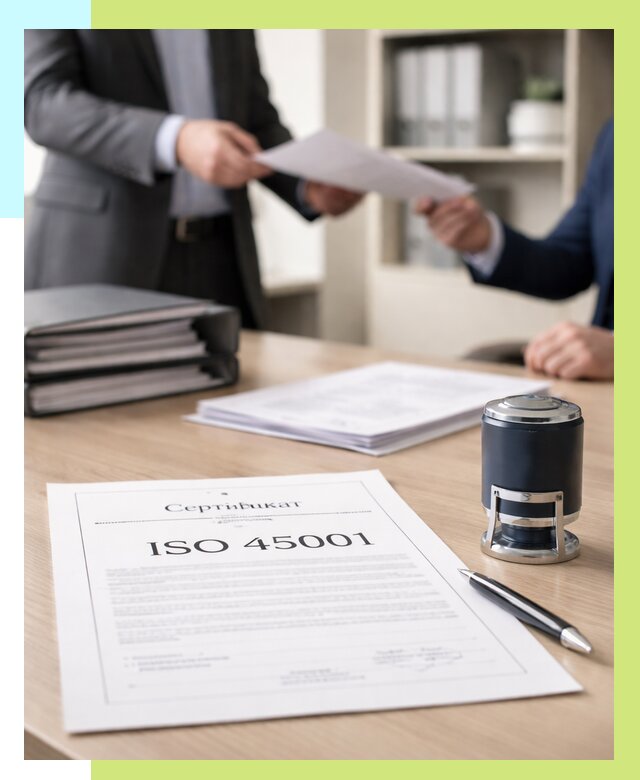 Сертификат ISO 45001 в Осинниках под ключ от 46130 р. | Сертэкс